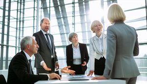 Produktive Zusammenarbeit im Sachverständigenbüro für Immobilienbewertung